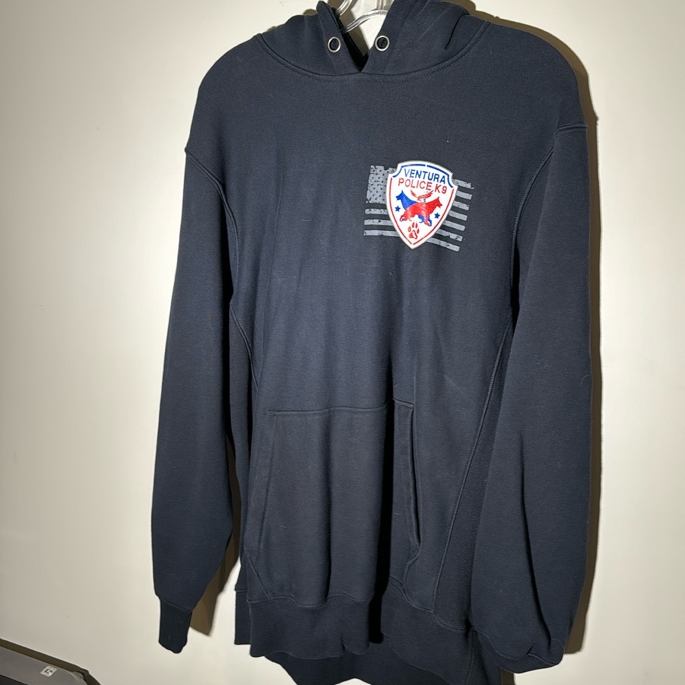 Ventura Police K9 Mens Pullover Hoodie